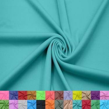 Imagem de Stylish FABRIC Forro interloque 100% poliéster de 152 cm de largura – tecido de malha leve elástico bidirecional da The Yard para vestuário, maternidade, decorações de festa, cortinas, artesanato e