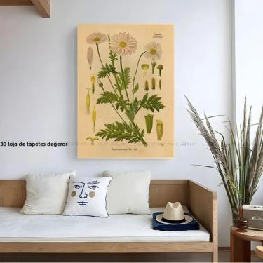 Imagem de Pôster Vintage De Flores Botânicas DIY Para Decoração De Quarto, Casa,