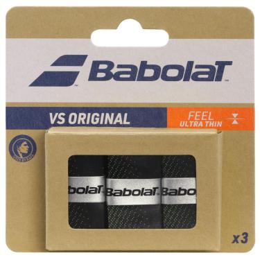 Imagem de Overgrip Babolat  VS Original X3 Preto e Amarelo