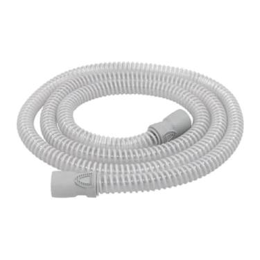 Imagem de LifeSource Mangueira Cpap Fina De 15 Mm, Leve, Grau Médico, 6 Pés, Compatível Com Todos Os Principais Aparelhos, Suprimentos Reposição, Mangueiras, Cinza, 1 Pacote