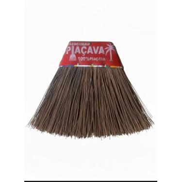 Imagem de Vassoura Piaçava 100% Feita em Fibra de Coco + Um Cabo Tradicional de Madeira