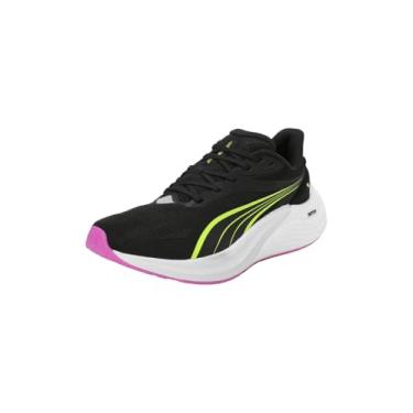 Imagem de PUMA Electrify Nitro 4 Wn Tênis de corrida de estrada feminino, Alerta preto amarelo, 36 BR