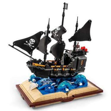 Imagem de Conjunto de brinquedos Building Blocks GOTIMON Black Pearl Ship 919 un