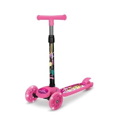 Imagem de Patinete Infantil 3 Rodas com Led Heróis Marvel Princesas (Rosa)