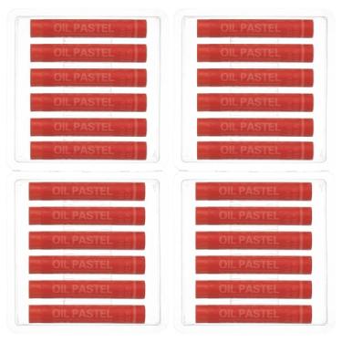 Imagem de PATIKIL Pastéis a óleo vermelhão, 24 peças de giz de cera de óleo macio, pastéis cremosos, suprimentos de arte em bastão para pintura de arte, desenho, mistura de graffiti para iniciantes e artistas