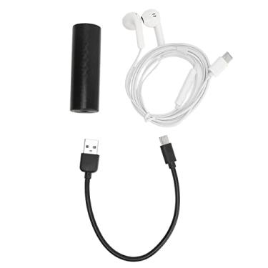 Imagem de XUXHOU Ai Smart Portable Voice Recorder de Adsorção Magnética MP3 Playback Digital Gravadora Dispositivo para Estudantes/Trabalho Preto (8g)