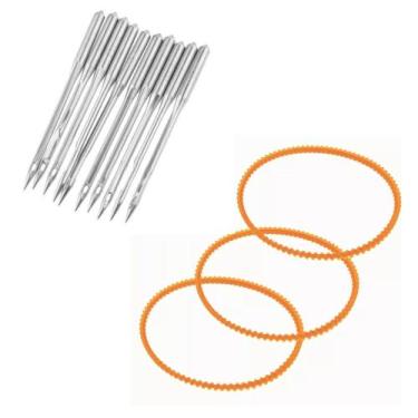 Imagem de 10 Agulhas DCx Overlock Interlock Nº11/75 Maquina Costura Industrial +