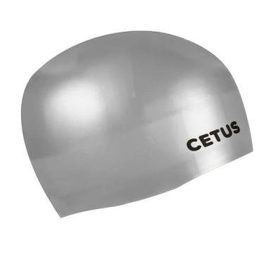 Imagem de Touca de Silicone para Natação Cetus - Cinza
