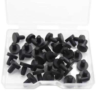 Imagem de Tampões de borracha BOPOREAE em forma de T para pequenos orifícios red