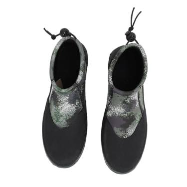 Imagem de Sapatos de Pesca Em Rocha Evitam Sola de Feltro Profissional Botas de Pesca de Neoprene Com Unhas de Aço para Homens Mulheres OD Verde (9)