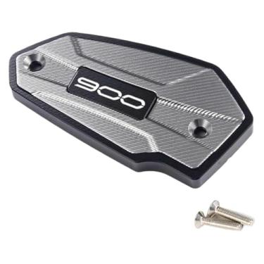 Imagem de Compatível com Z900 Z 900 2017-2021 2022 2023 tampas de fluido de freio dianteiro e traseiro da motocicleta e acessórios de proteção da tampa de enchimento de óleo (titânio 900)