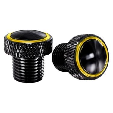 Imagem de Compatível com Z900 Z750 Z650 Z800 Z1000 Z400 Z1000SX Z900RS Z250 Z300 espelhos de motocicleta tampas de parafusos de plugue de furo de espelho (ouro)