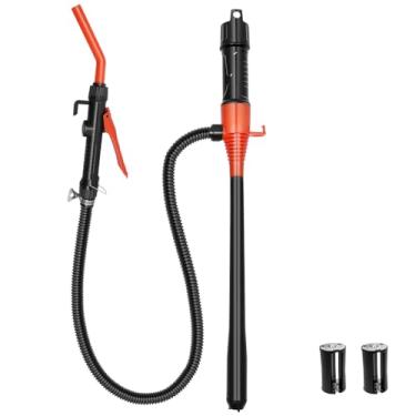 Imagem de DIKTALK Bomba de transferência de combustível portátil alimentada por bateria - 2,4 GPM portátil com fluxo ajustável para gás, diesel, querosene e água