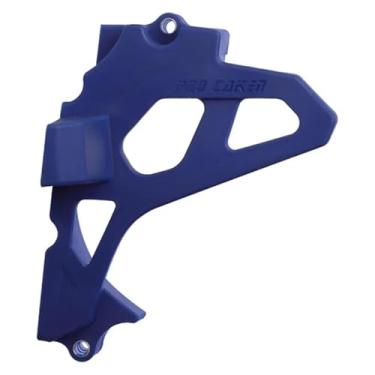 Imagem de BYYINGSUS Acessórios de modificação de capa protetora de engrenagem de roda dentada pequena para motor de motocicleta compatíveis com CB250F CBS300 ZUMA KEWS K16 HJMOTO (azul)