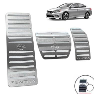 Imagem de Descanso + Pedaleira Nissan Sentra 2017 a 2020 Prata