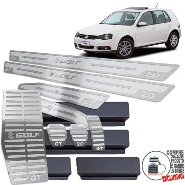 Imagem de Descanso Pedaleira Manual Soleira Golf Gt 2007 A 2013 Prata