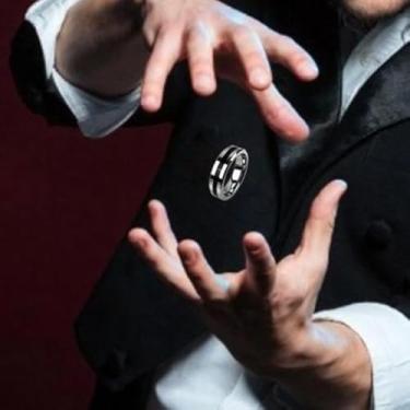 Imagem de Magic Floating Ring Street Magic Tricks Play Ball Pen Floating Effect of Invisible Suit Powerful Props Magic Flying Trick Beginner Magician Bar Props