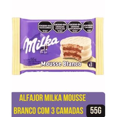 Imagem de Alfajor milka mousse 3 camadas 55g sabores
