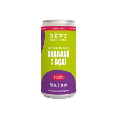 Imagem de Refrigerante Vegano Natural DÊVI Guaraná com Açaí 269ml - Devi Bebidas