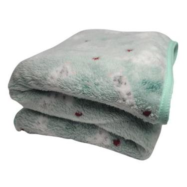 Imagem de Manta Cobertor Bebe Infantil Microfibra Antialérgico Algodão - Koala B