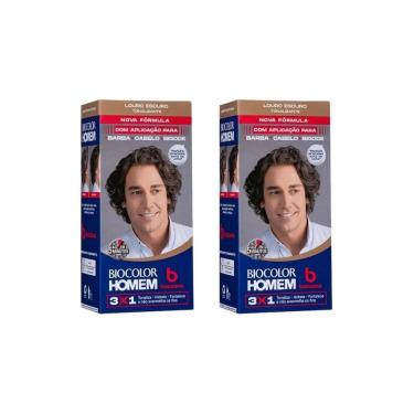 Imagem de Coloraçao Biocolor Homem Bozzano Louro Escuro-Kit C/2Un