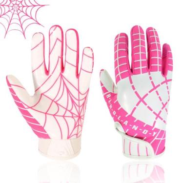 Imagem de Luvas de futebol GIAMZONP Youth Sticky Receiver para crianças
