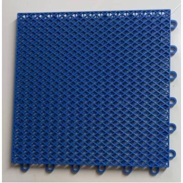 Imagem de Piso Modular Plástico Kit 12unid. de Encaixe Macho-Fêmea  Versatilidad