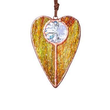 Imagem de Janela de vitral suspensa H&D HYALINE e DORA Heart Shape - H&D HYALINE