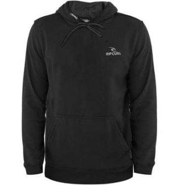 Imagem de Moletom Rip Curl Brand Stack Hood Black-Unissex