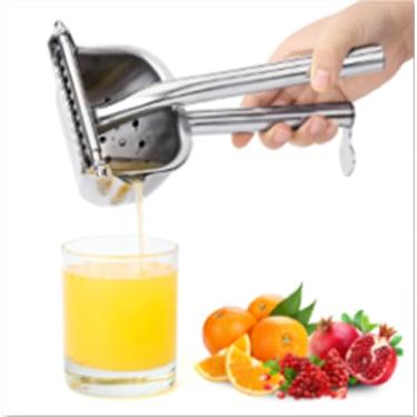 Imagem de KYACHITOS Espremedor de limão grande, espremedor de frutas cítricas de aço inoxidável 304, espremedor manual resistente para frutas cítricas, laranja, limão e outras frutas