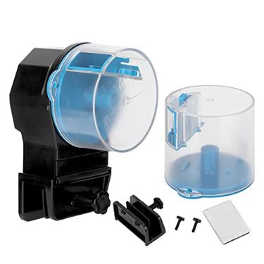 Imagem de Tnfeeon Alimentador de Peixe Automático para Aquário, o Impede que Os Alimentos Fiquem Molhados ou Entupidos No Dispensador, Alimentem a Cada 12 ou 24 horas. Adequado para Diferentes Tamanhos (Azul)