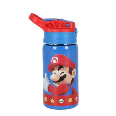 Imagem de Garrafa Térmica Aço Inox 500 ml Mário Azul GF56186MO Luxcel