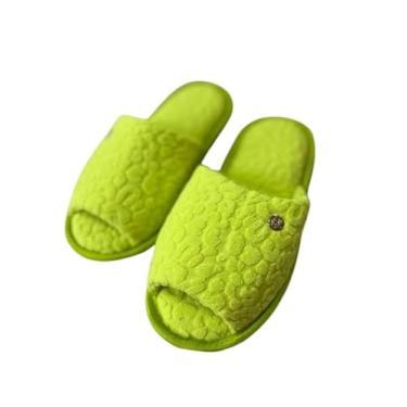 Imagem de Chinelo Pantufa Luci aberta Confort Care Cotton Day com Solado Antiderrapante e Antitérmico Conforto e Elegância para seus Passos (Citrus, Padrão, BR, Adulto, Faixa Numérico, 37, 38)