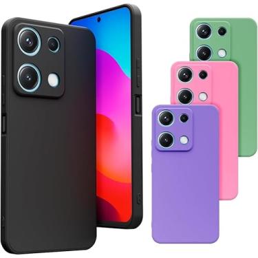 Imagem de Capa Capinha Case Compatível_Xiaomi REDMI NOTE 14S Silicone Veludo Premium [2ASHOP] (ROXO)