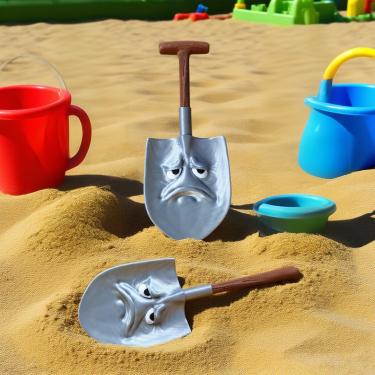 Imagem de Sapo de pneu de corrida, estatueta de sapo, pá de areia, decoração de estatueta, pá de rosto afundado, brinquedo de empurrão interessante, estatueta inovadora, 1 peça