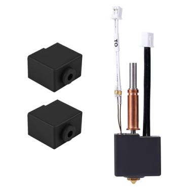 Imagem de Kit Hotend para Anycubic Kobra 3 Combo ACE Pro, kit de extrusora de cabeça de impressão, versão 2.0, Hotend com 2 peças de capa de silicone, bloco de calor, cartucho de aquecedor termistor, bocal de