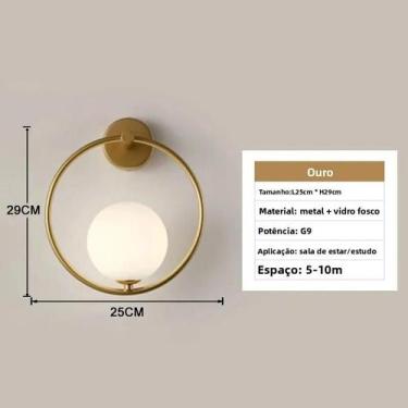 Imagem de Lâmpadas De Parede LED Em Vidro Fosco Preto Com Interruptor Plug G9 Pa