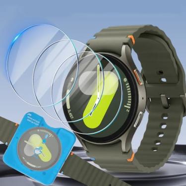 Imagem de Película de vidro temperado para Samsung Galaxy Watch 7, película de vidro temperado HD de três tamanhos de alta sensibilidade (47 mm)