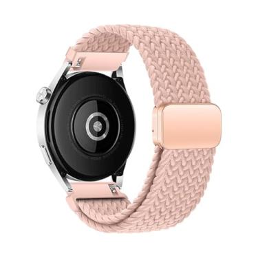 Imagem de Pulseira esportiva trançada compatível com Samsung Galaxy Watch 6/5/4/3/FE, Watch 5 Pro, Watch 6/4 Classic Gear S3/S2 de 20 mm e 22 mm para modelos de 47 mm, 46 mm, 45 mm, 44 mm, 43 mm, 42 mm, 41 mm