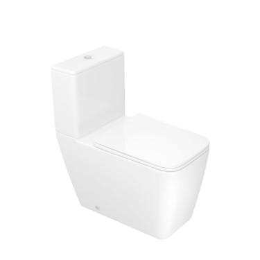 Imagem de Kit Vaso Sanitário Completo Com Caixa Acoplada Slim Total Clean Branco Deca