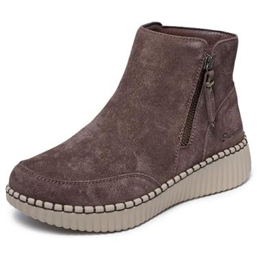 Imagem de Skechers Wilshire BLVD-Weekend Crush Bota feminina no tornozelo, Chocolate, 34