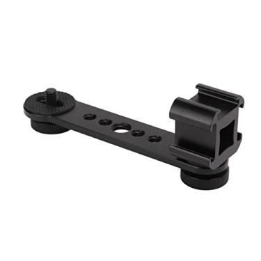 Imagem de ZJchao Montagem de Sapata Fria, Suporte de Câmera Extensão de tripé Suporte de Extensão de Sapata Fria Tripla Adaptador de Montagem de de Microfone de Liga de Alumínio para Estabilizador de monopé