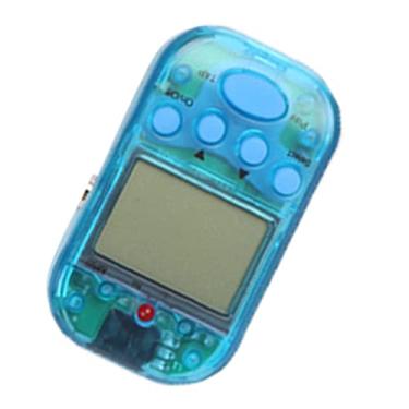 Imagem de RiToEasysports Mini Metrônomo Eletrônico Portátil, Função de Batida, Abs Resistente a Arranhões para Guitarra, Piano, Violino M50 para Amantes de Música (Azul Transparente)