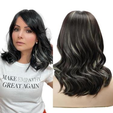 Imagem de Peruca Lisa 40cm Fibra Futura Idêntica Ao Cabelo Humano - Maya Hair, #