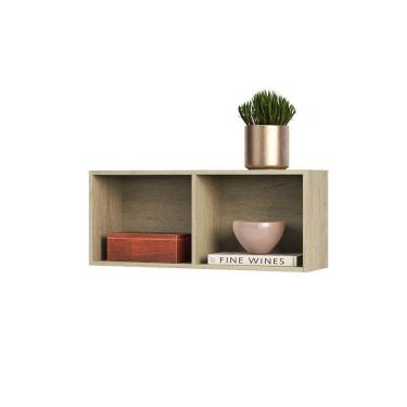 Imagem de Nicho Superior Multifuncional 2 Divisórias 80 Cm Avelã