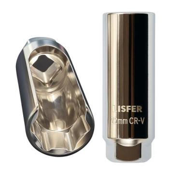 Imagem de Chave Soquete Sonda Lambda Longa 22MM 1/2 Reforçada - Lisfer