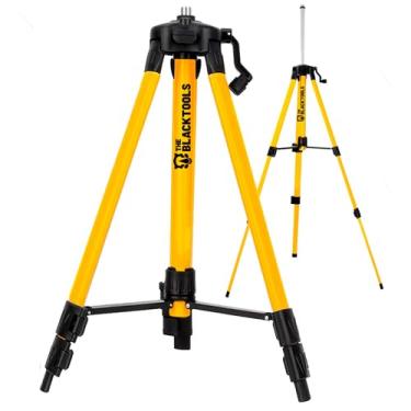 Imagem de Tripé Profissional Universal BTR120A The Black Tools – Suporte 1,20m para Nível Laser, Câmera e Celular, Alumínio Leve, Rosca 1/4” e 5/8”, Dobrável