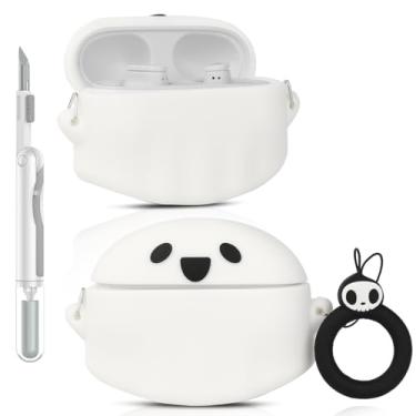 Imagem de Capa para fones de ouvido Beats Studio Buds/Buds Plus | Capa protetora de carregamento de silicone | com kit de limpeza e mosquetão | Design de pele de vários estilos | Capa para meninos meninas