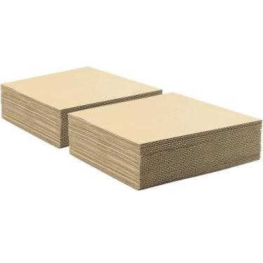 Imagem de Folhas de papelão ondulado Golden State Art 8x10 (pacote com 50)