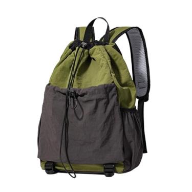 Imagem de Vaveren Mochila com cordão para raquete de tênis Mochila de tênis Bolsa de transporte para raquete de squash Pickleball, Verde